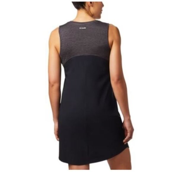 Columbia Omni-Wick Sleeveless Dress Size 1X Black & Gray Moisture-Wicking Tank D - Picture 10 of 10
